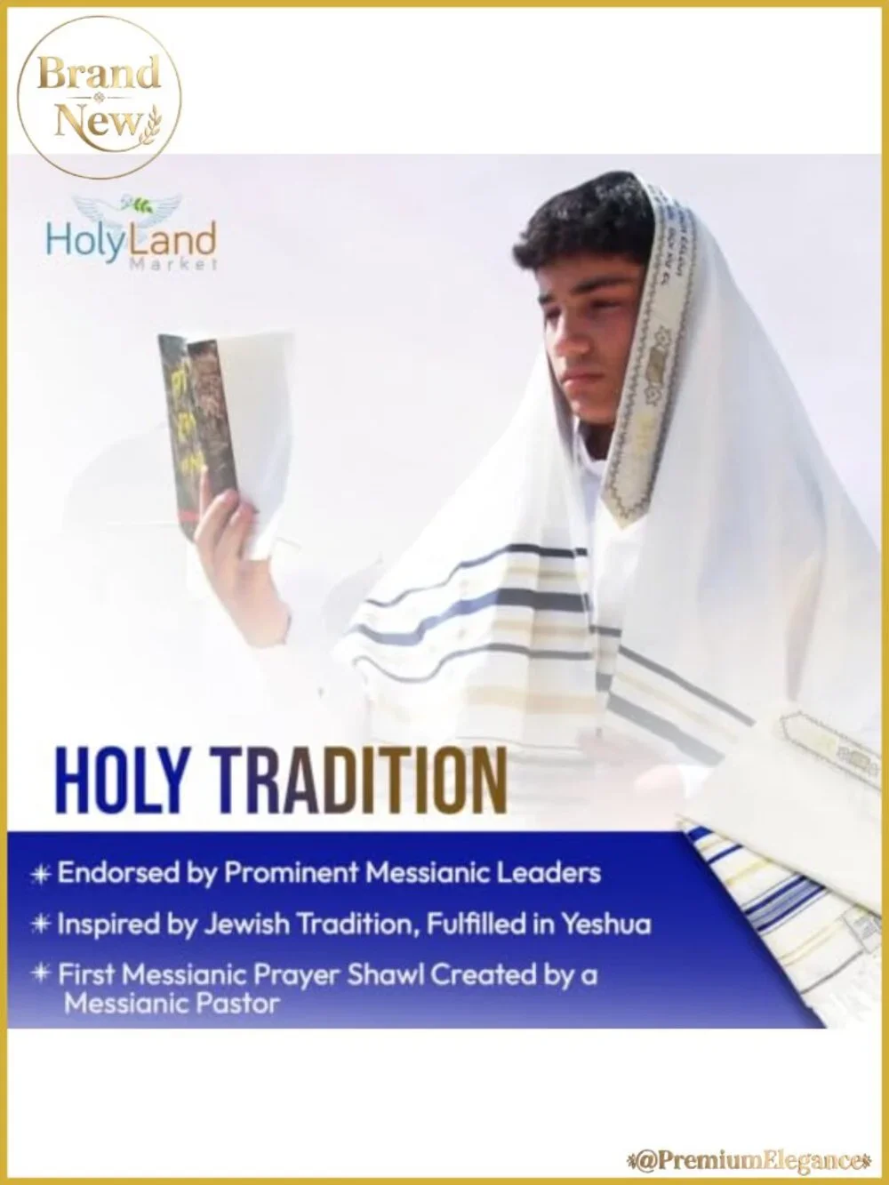 Messianic Tallit Prayer Shawl Acrylic 72x22 Wraps Pashminas